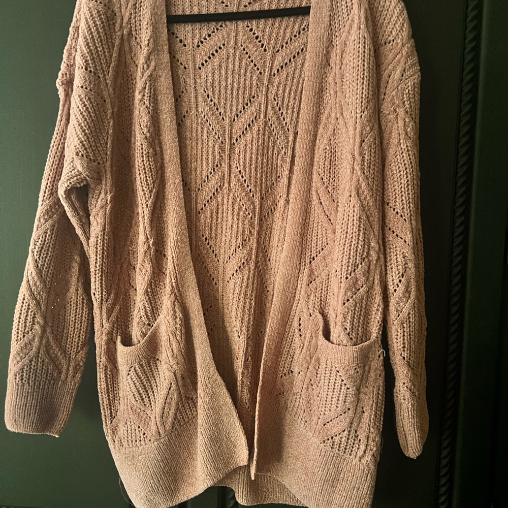 Women's Dusty Rose Chenille Sweater